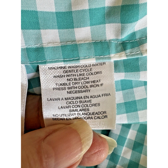 Jones New York Signature Women's Size-Large, green Print Long Sleeve - Picture 6 of 15